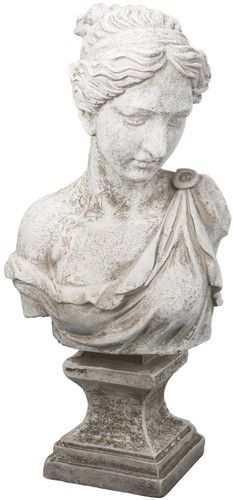 Stunning magnesium female bust sculpture, blending classic elegance with modern sophistication, perfect for enhancing any space.