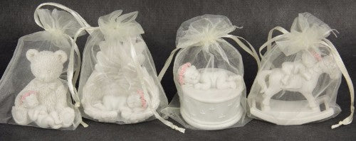 Set of 16 charming baby cherub decorations, crafted from durable resin, perfect for home decor and gifts.