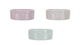 Stylish 16cm ceramic bowl in assorted colors, perfect for snacks and salads, microwave and dishwasher safe.