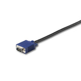 10-foot USB KVM cable for rackmount consoles, facilitating VGA and USB connections while reducing cable clutter and supporting HD resolutions.