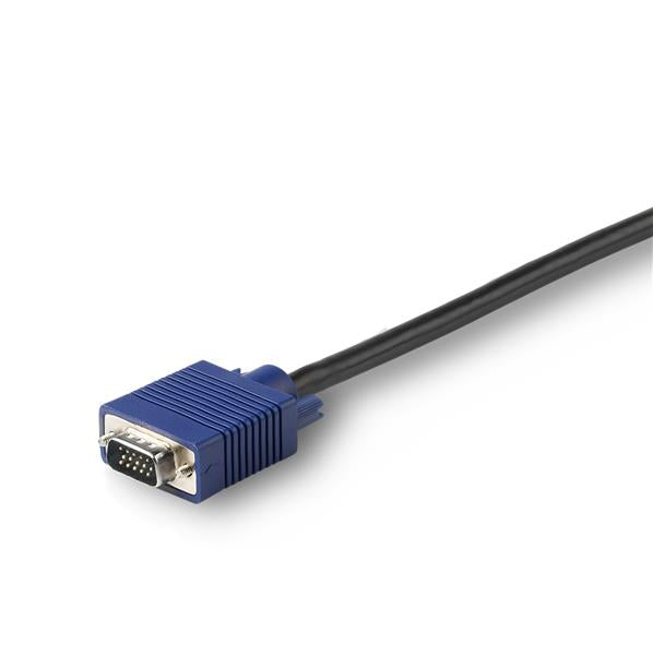 1.8 m USB KVM cable for Rackmount consoles, connecting VGA and USB servers with support for 1920x1200 resolution.