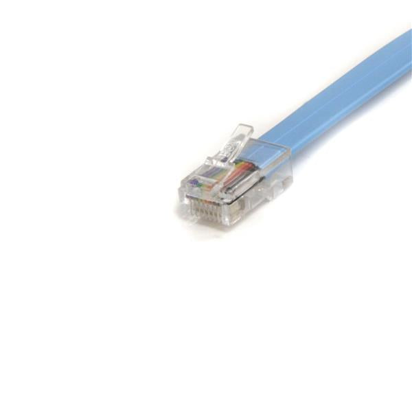 1.8m Cisco Console Rollover Cable - Reliable RJ45 M/M connection for network devices, ensuring durability and performance.