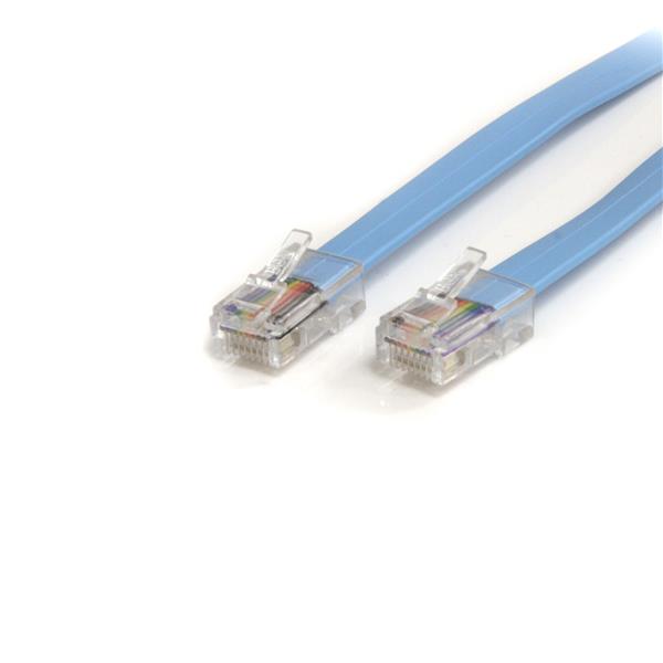 Durable 6ft Cisco Console Rollover Cable for reliable connections between computers and Cisco devices, backed by a Lifetime Warranty.