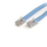 Durable 6ft Cisco Console Rollover Cable for reliable connections between computers and Cisco devices, backed by a Lifetime Warranty.