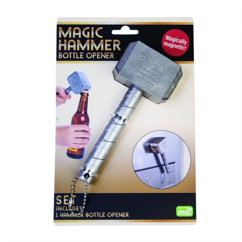 Bottle Opener - Magic Magnetic Hammer (17cm)