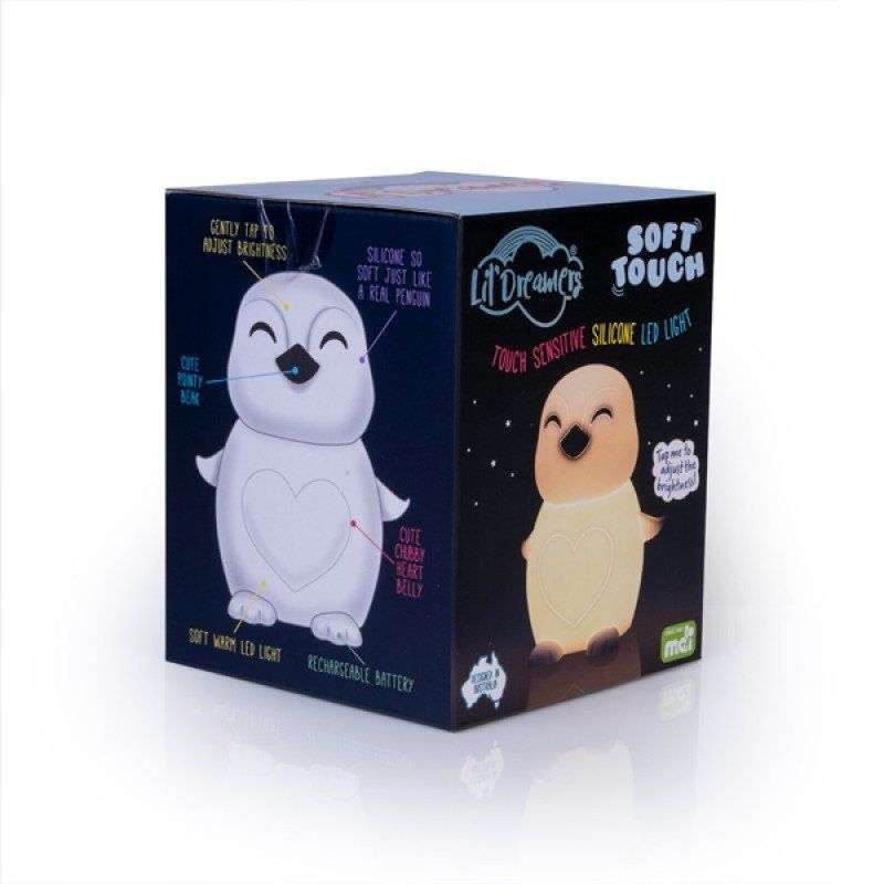 LED Light - Lil Dreamers Penguin Soft Touch (14cm)