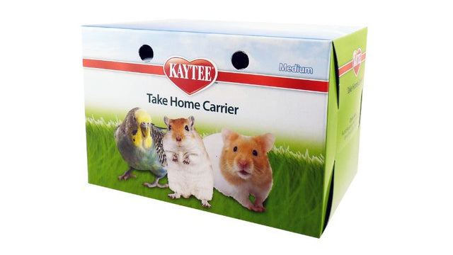 Durable KT Pet Take Home Box - Medium (15cm) for organized transport of pet essentials with style and convenience.