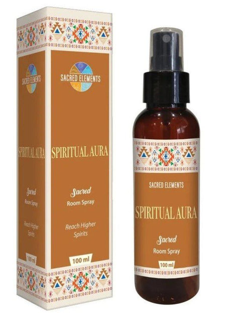 "Purifying 100ml room spray enhancing spiritual ambiance with essential oils, perfect for relaxation and meditation."