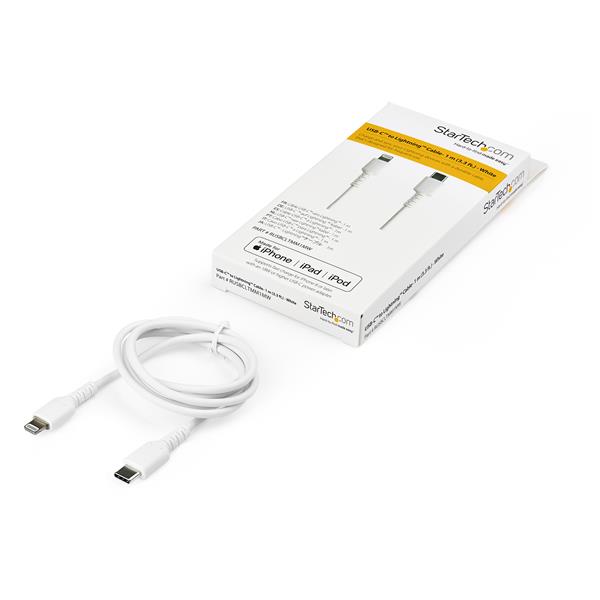 1m USB C to Lightning Cable Durable iPhone Apple MFI Certified
