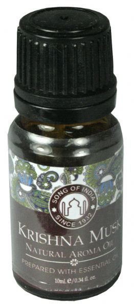 Aromatherapy Oil - Grade A - Krishna Musk 10ml bottle, offering soothing fragrance for relaxation and well-being.