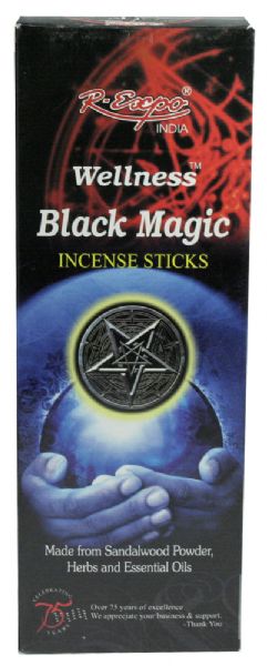 Premium 20g black magic incense blend for spiritual upliftment and relaxation through enchanting, calming aromas.