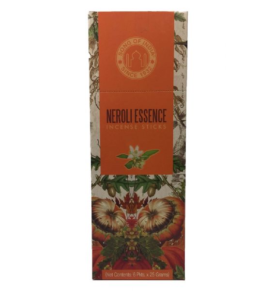 Handcrafted Neroli incense with uplifting floral aroma, ideal for meditation and creating a tranquil atmosphere.