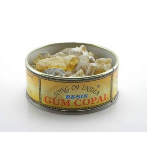 60gm tin of Gum Copal natural resin, ideal for incense, crafting, and enhancing spiritual practices with its aromatic scent.