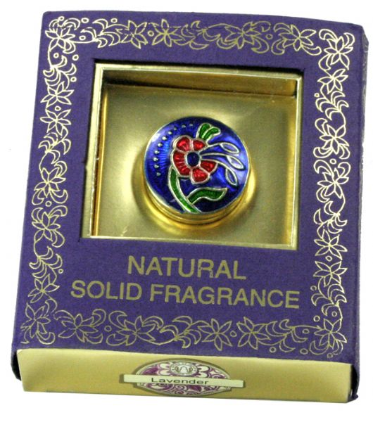 Lavender Solid Perfume in a 4g portable container, offering relaxing aromatherapy and spill-free application for everyday use.