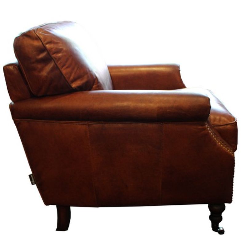 Winchester 1 Seater Sofa Vintage Cigar