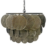 Antique copper hanging pendant light, 410mm x 360mm, blends vintage charm with modern elegance for stylish home decor.