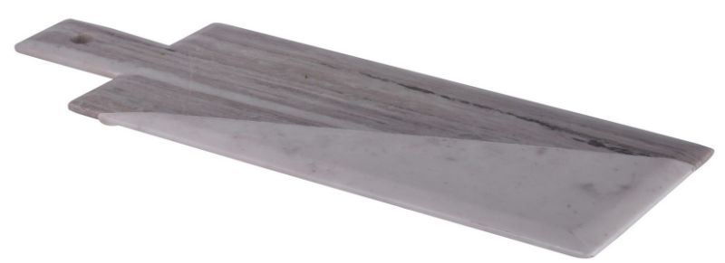 Elegant marble chopping board, 510x180x15mm, perfect for food prep and serves as a stylish serving platter.