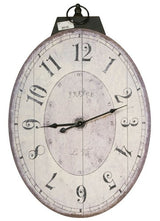 Elegant 74cm wall clock with a weathered finish, decorative numerals, ideal for enhancing various home decors.