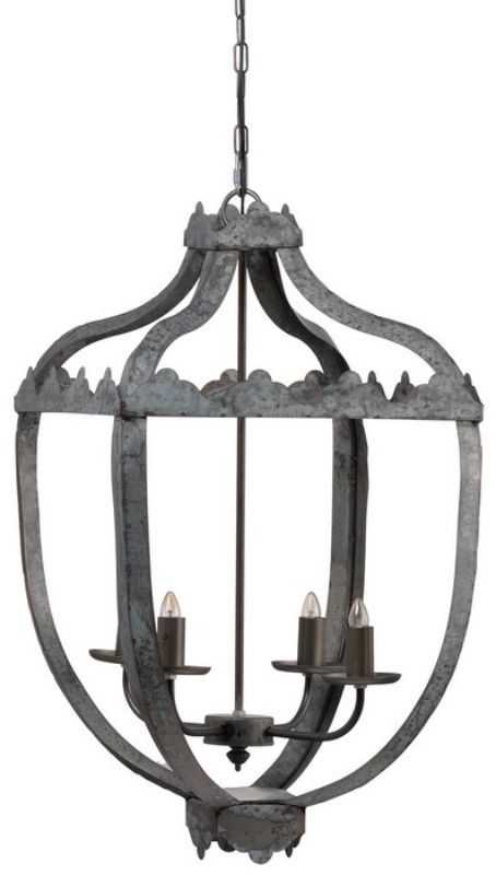 Vintage chandelier with a rustic iron finish, 73cm, perfect for adding elegance and charm to any interior space.