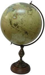 Elegant ornamental globe with intricate detailing, measuring 30.5 x 53 cm, perfect for enhancing any decor.
