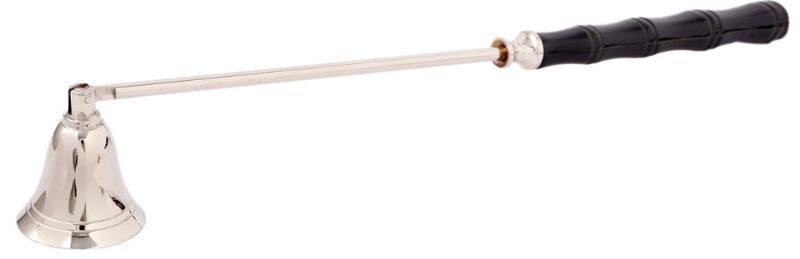 Brass candle snuffer with elegant resin handle, 31.5 cm, combines style and function for a chic home accessory.