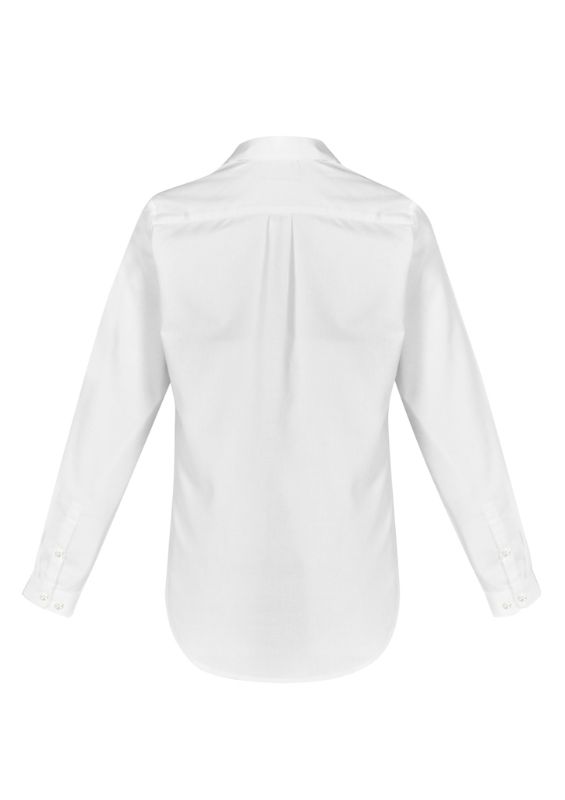 Ladies Memphis L/S Shirt - White (Size 8)
