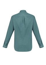 Men's Memphis Shirt in Jasper Green, XL, featuring button-down collar, adjustable cuffs, and soft, durable fabric blend.