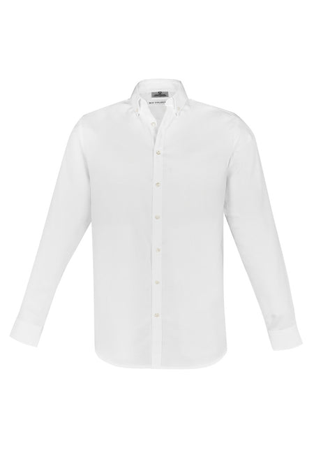 Men's Memphis Shirt in White, 2XL, featuring a modern collar, breathable fabric, and adjustable cuffs for versatile style.