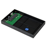 External SATA hard drive enclosure for 2.5-inch drives, featuring USB 3.0 and UASP for enhanced data transfer speed and efficiency.