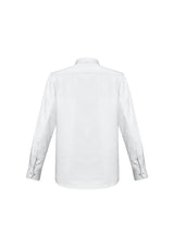 Men's Monaco Long Sleeve Shirt in white, size XL, featuring a modern collar, chest pocket, and adjustable cuffs for stylish comfort.