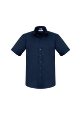 Men's Ink Monaco Short Sleeve Shirt in XL, featuring a modern collar, chest pocket, and UPF protection for outdoor comfort.