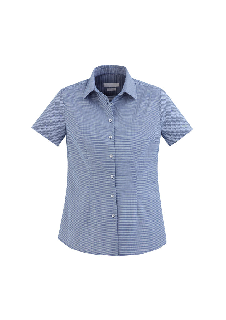 Ladies Jagger S/S Shirt - French Blue - Size 16