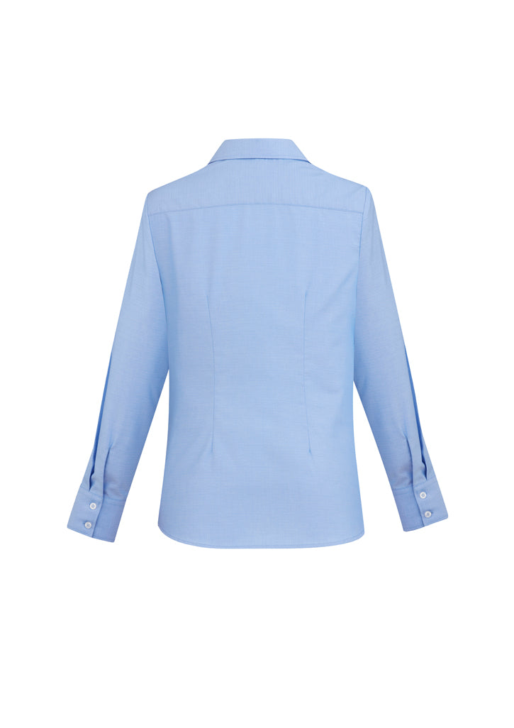 Ladies Regent L/S Shirt - Blue - Size 8