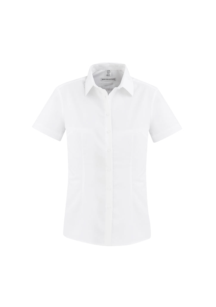 Ladies Regent S/S Shirt - White - Size 10