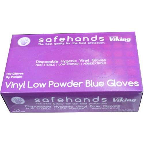 X-Large disposable gloves from SafeHands, 100 pack; durable, latex-free, ambidextrous, ideal for protection in various tasks.