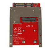 mSATA SSD to 2.5in SATA adapter, boosting data speeds to 6 Gbps for laptops and desktops with efficient heat dissipation.