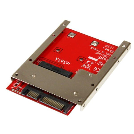 mSATA SSD to 2.5in SATA adapter for improved computer speed and performance, supporting up to 6 Gbps data transfer rates.