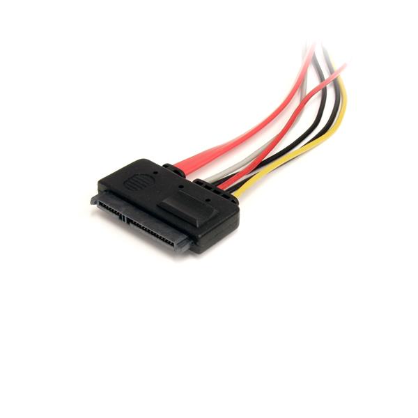 30cm SATA Power and Data Extension Cable for easier, reliable connections in PC builds or upgrades. Ideal for tight spaces.