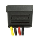 15cm 4 Pin Molex to SATA cable adapter for powering SATA drives from LP4 connections without needing a new power supply.