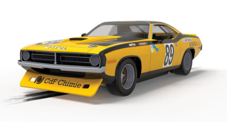 Chrysler Hemi Cuda LM'75 model showcasing classic muscle car design, inspired by 1975 Le Mans racing history.