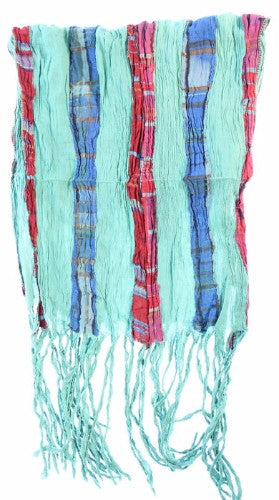Lightweight 100% cotton multi check strips, 150x50cm, perfect for home decor, crafting, and stylish sewing projects.