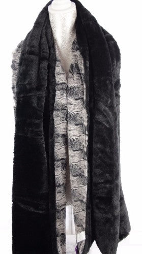 Elegant Raked Sands Shawl in soft textures, 72cm wide and 190cm long, perfect for versatile styling and comfort.
