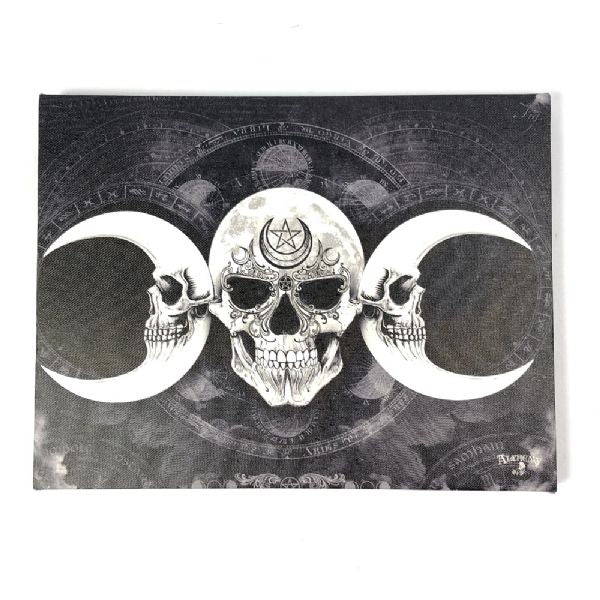 Alchemy Dark Goddess Canvas Plaque, 25x19 cm, featuring a powerful dark goddess design for empowerment and inspiration.