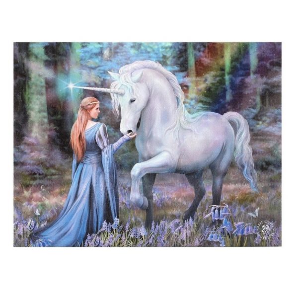 Canvas Art By Anne Stokes - Small Bluebell Woods Canvas