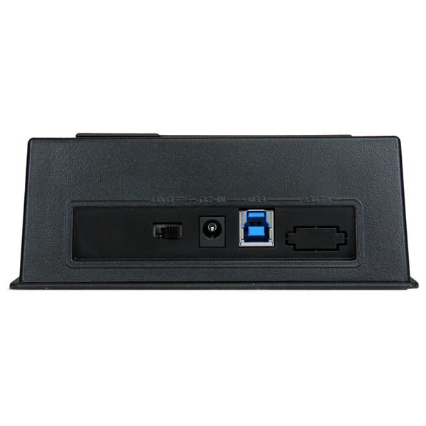 USB 3.0 SATA III Docking Station for 2.5"/3.5" SSD/HDD, featuring UASP for 70% faster data transfer and supports up to 4TB drives.