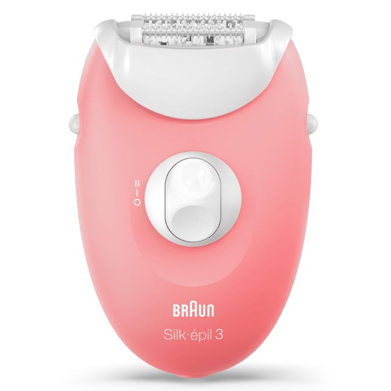 Braun Silk-epil SE3176 corded epilator with 20 tweezers, massage rollers, and Smartlight for effective, long-lasting hair removal.