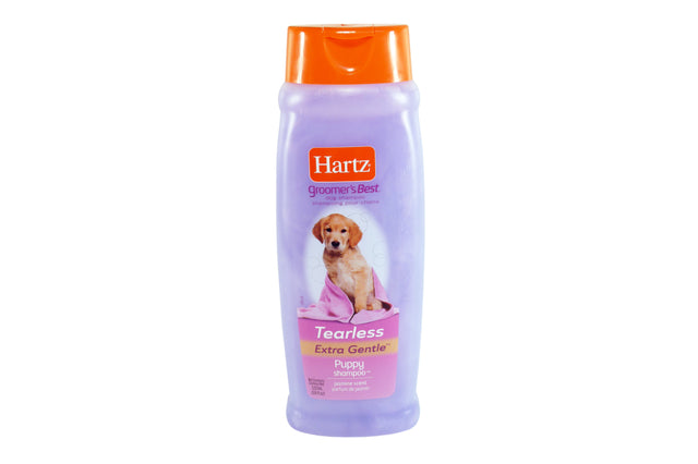 Hartz Puppy Shampoo 532mL, tearless and gentle, with jasmine scent, suitable for sensitive skin and enhancing coat shine.