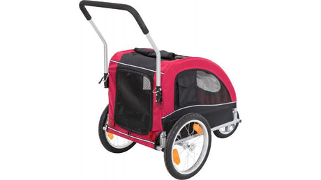 Stroller conversion kit for SG912 bike trailer; features 360° joint, parking brake, and easy assembly for family outings.