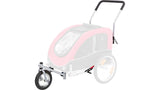 Stroller conversion kit for SG912 trailer, featuring 360° joint, parking brake, and easy assembly for active families.