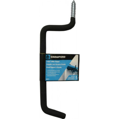 Super Hooks Ladder Hanger securely stores ladders up to 180mm wide, featuring a protective vinyl coating and a 22kg capacity.